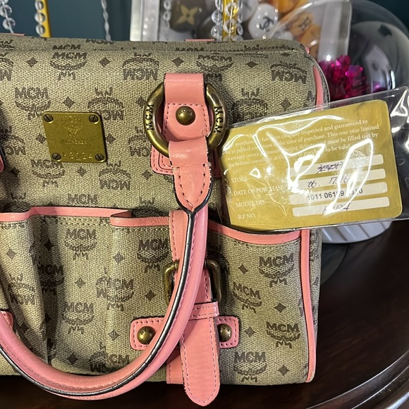 MCM | Bags | Authentic Mcm Boston Bag | Poshmark